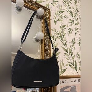 Bershka Classic Black Shoulder Bag